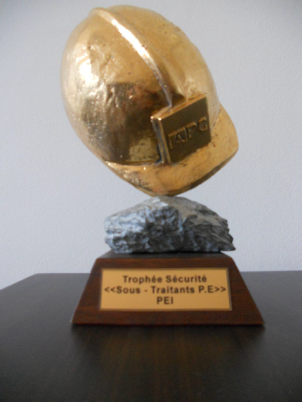trophée de sécurité PEI